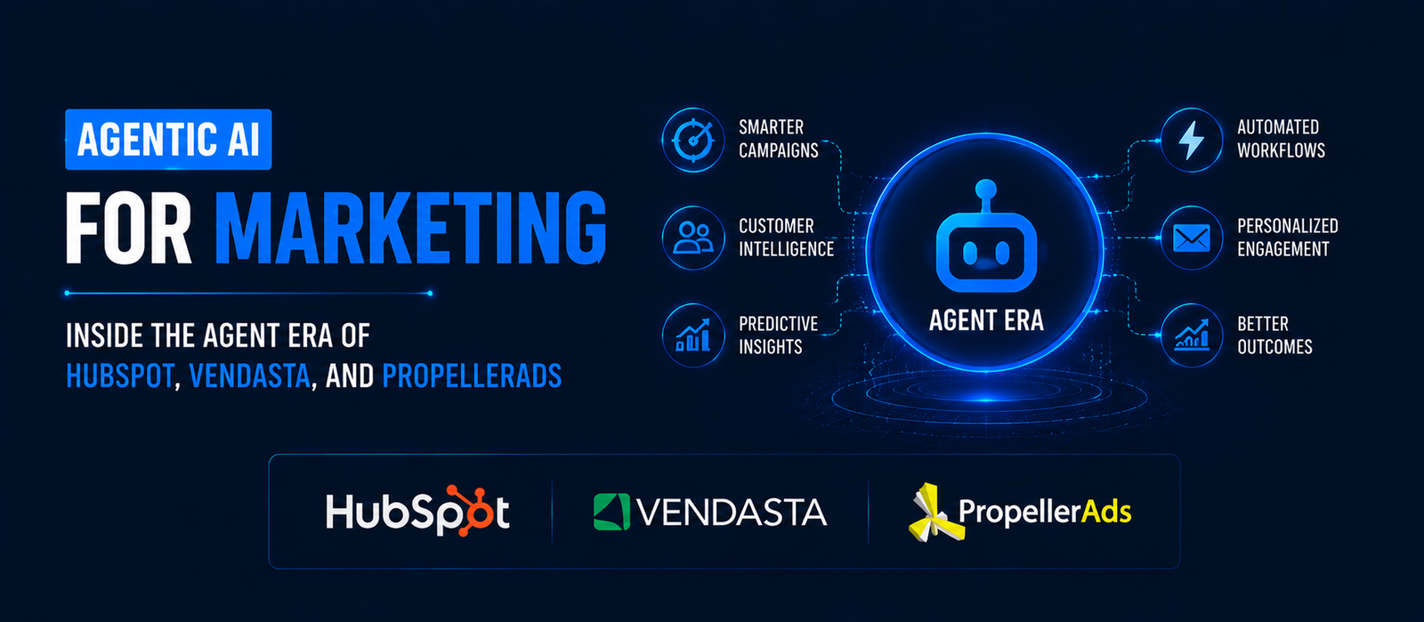 Agentic AI for Marketing: Inside the Agent Era of HubSpot, Vendasta, and PropellerAds