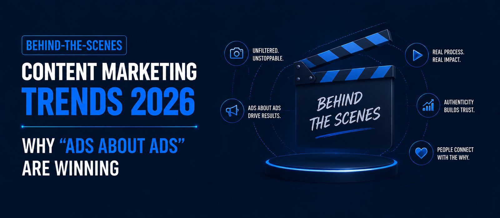 Behind-the-Scenes Content Marketing Trends 2026: Why "Ads About Ads" Are Winning