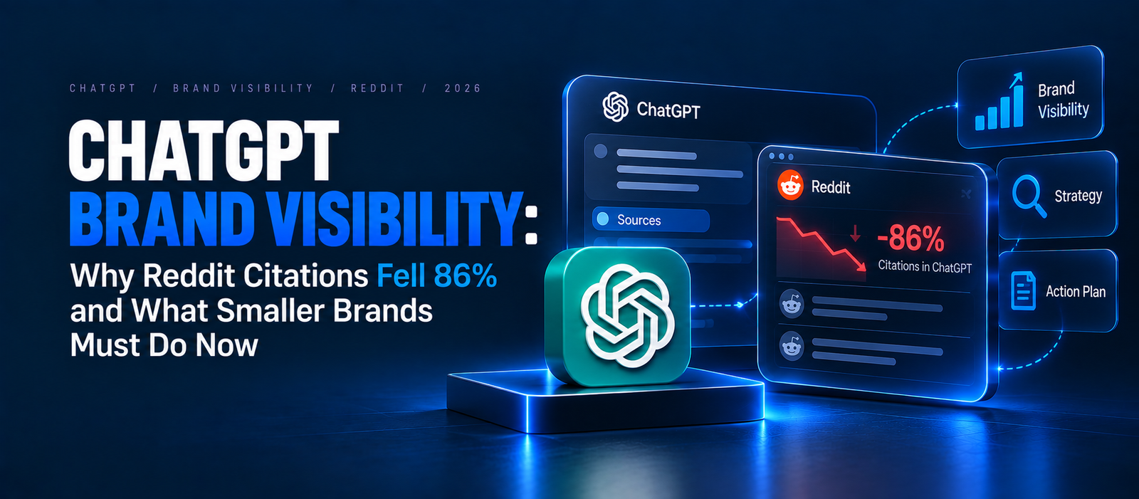 ChatGPT Brand Visibility: Why Reddit Citations Fell 86% and What Smaller Brands Must Do Now