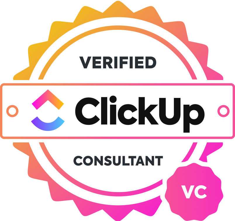 Verified ClickUp Consultant badge